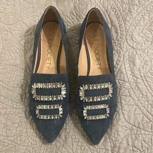 Sole Society - Navy Flats